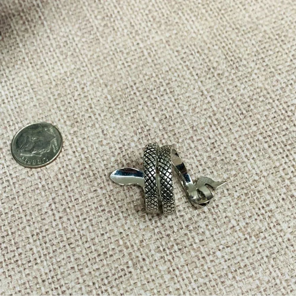 Silver Snake Wrap Ring - Picture 2 of 2